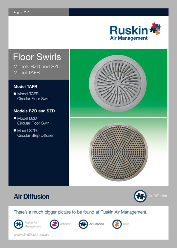 Air Diffusion Circular Floor Swirl Brochure