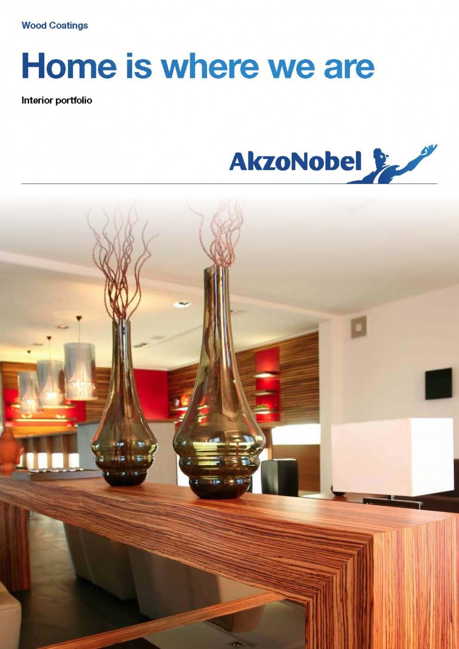 AkzoNobel Wood Coatings Interior Portfolio Brochure