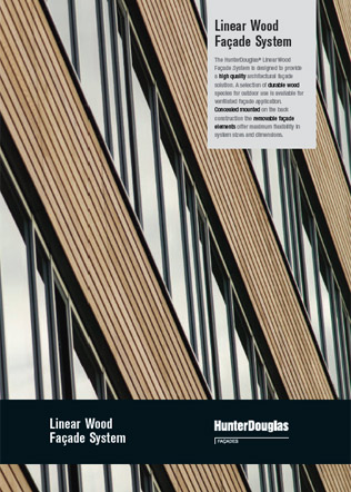 Linear Wood Facade System Brochure