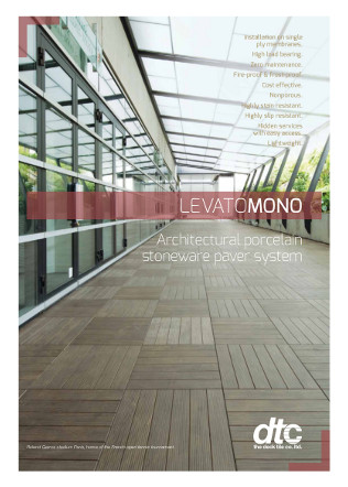 Architectural Porcelain Stoneware Pavers Brochure