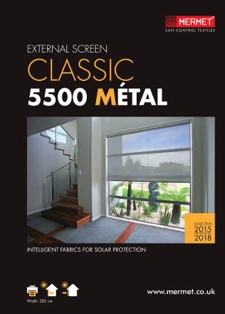 EXTERNAL SCREEN CLASSIC 5500 MÃ‰TAL Brochure