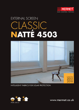 EXTERNAL SCREEN CLASSIC NATTÃ‰ 4503 Brochure