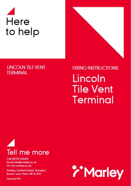 Lincoln Tile Vent Terminal Brochure