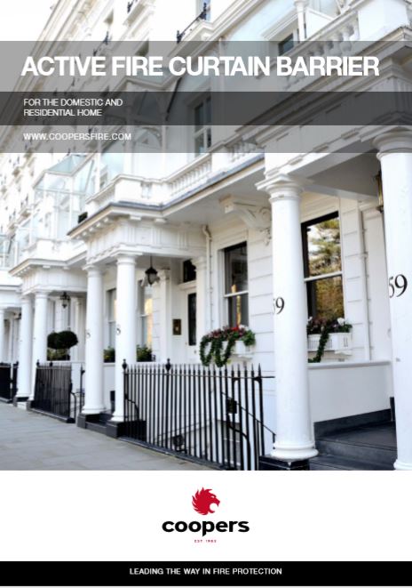Active Fire Curtain Barrier Brochure