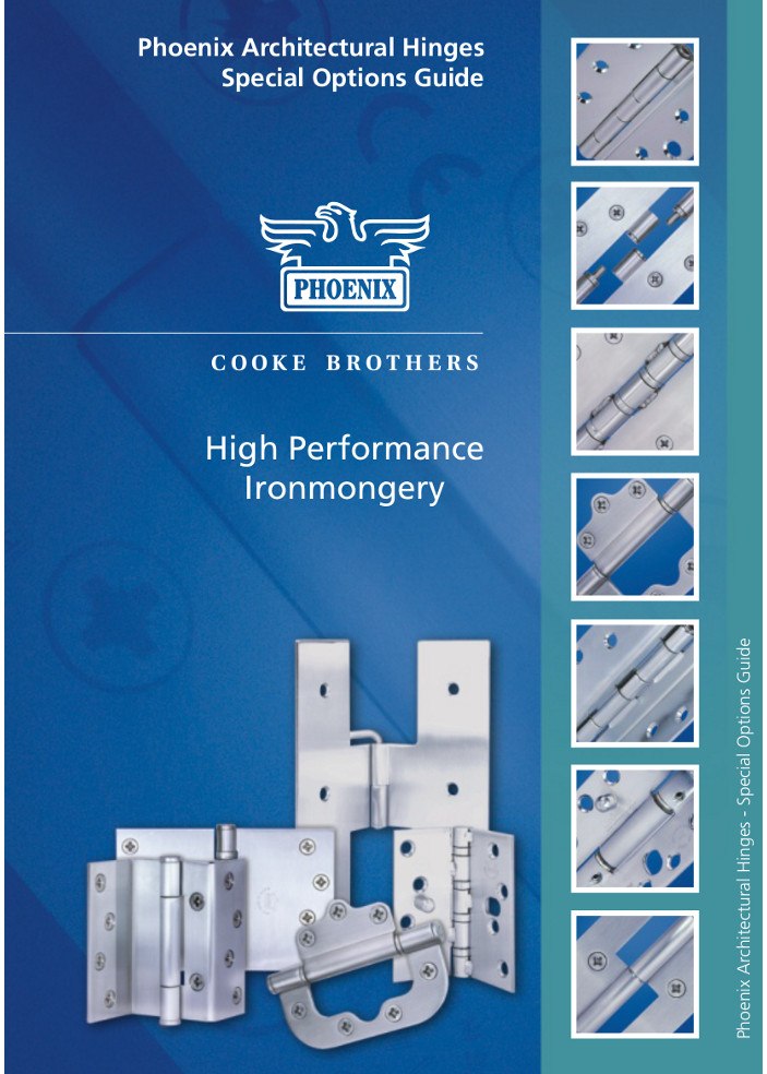 Cooke Brothers - High Performance Ironmongery Brochure