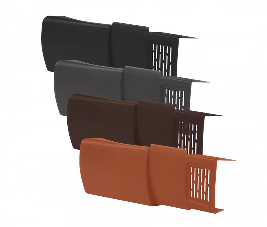 Dry fix verge system for profiled roof tiles – Handed