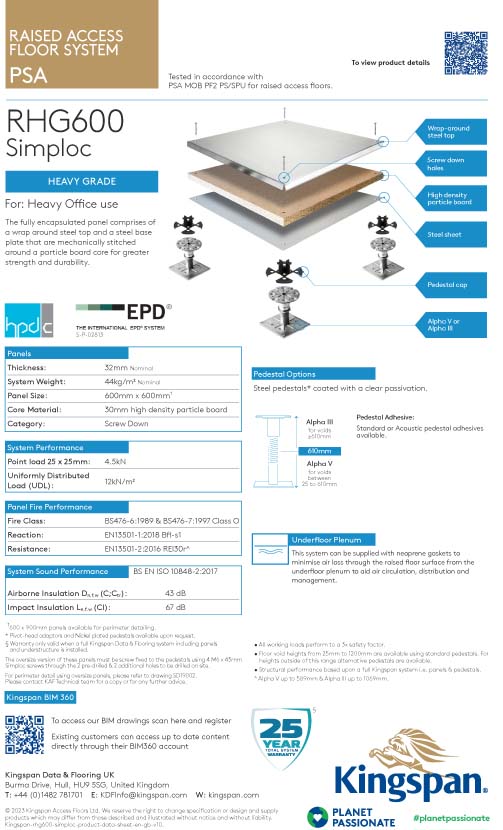 RHG600 Simploc Brochure