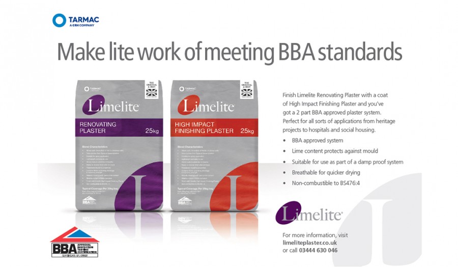 Limelite – The durable, breathable alternative to gypsum based plaster