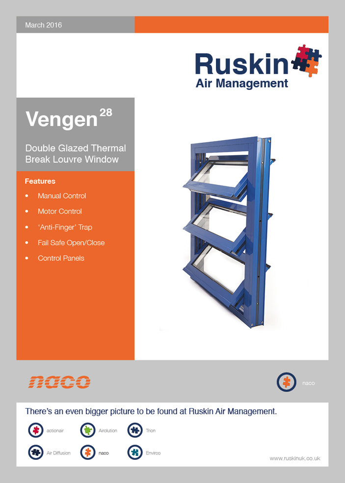 Vengen Thermal Break Double Glazed Louvre Windows Brochure