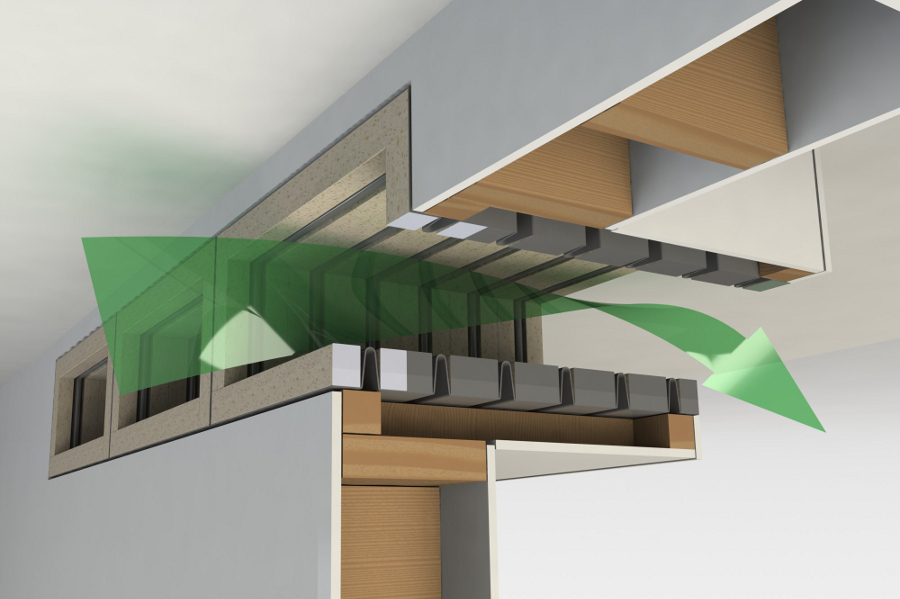 SoundScoop® acoustic transfer ventilation systems