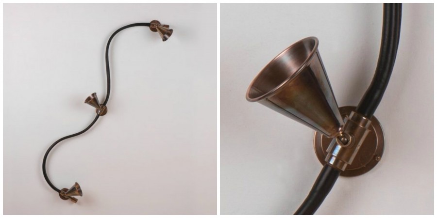 Regina Spot Bar with Adjustable Leathered Stems