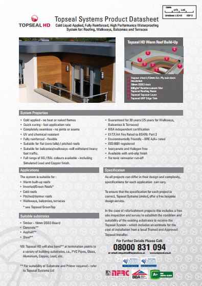 Topseal HD Brochure