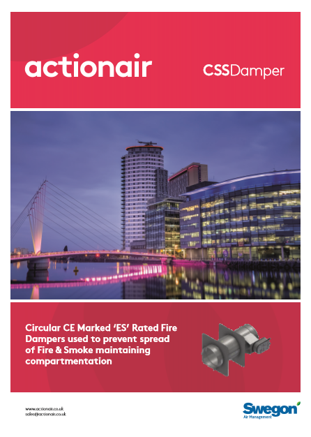 Actionair ES Rated Circular Fire/Smoke Damper (CE Marked) Brochure