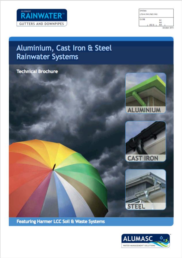   Aluminium, Cast Iron & Steel Rainwater Systems Brochure