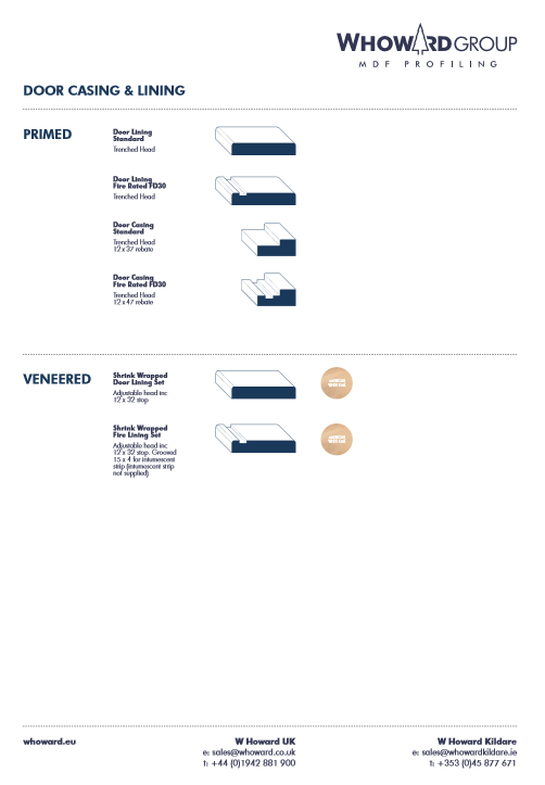 Door Casing and Lining Brochure