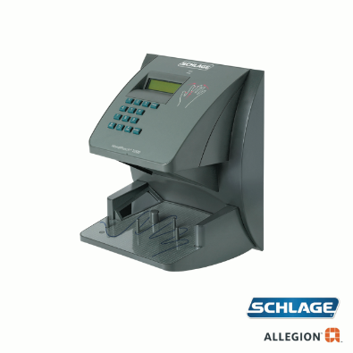 The Schlage F Series HandPunch Biometric Terminal