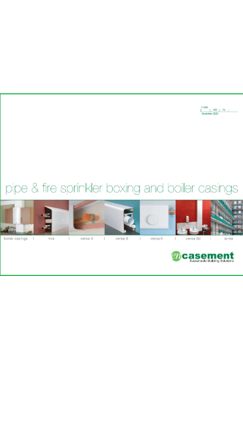 Pipe & fire sprinkler boxing and boiler casings Brochure