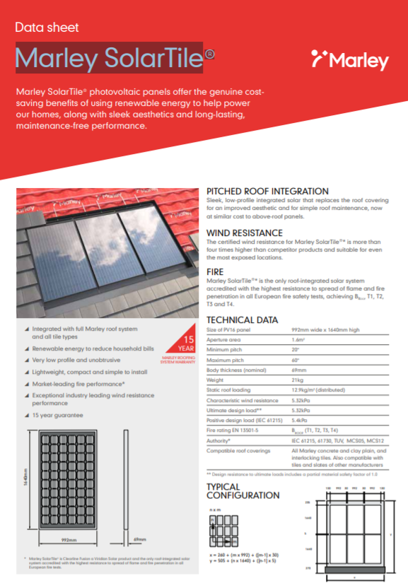 Marley SolarTile® Brochure