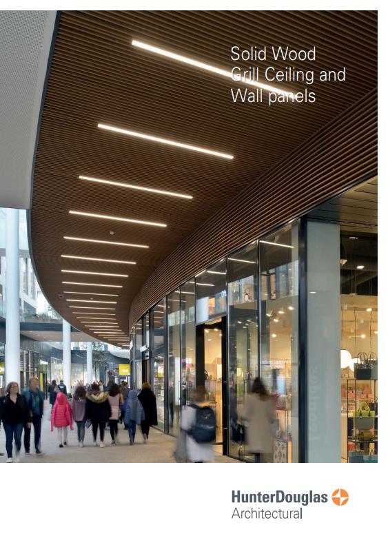 Solid Wood Grill Ceiling and Wall panels Brochure