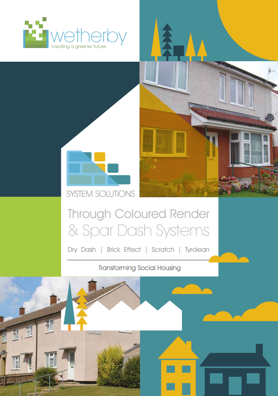 Through coloured render & spar dash systems Brochure