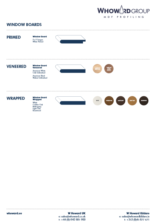 Window Boards Brochure